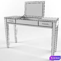 Vanity Table Dressing Table Ikea Australia 3D Model Vray