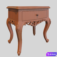 Bedside table - mcm / 0116 Corella Arredamento 3D Model Corona
