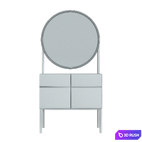 Memento Mirror Cabinet 3D Model Corona