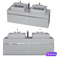 Muebles Espejo Bano Muebles 3D Model Vray
