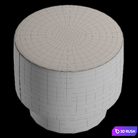 Tacchini Pastilles Pouf 3D Model Corona