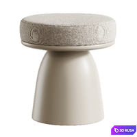 Plage Pouf by Ana Roque Interiors 3D Model Corona