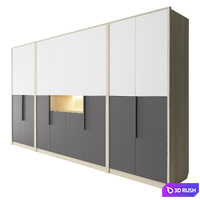 Arvo Weight Cabinets 3D Model Vray