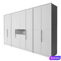 Arvo Weight Cabinets 3D Model Vray