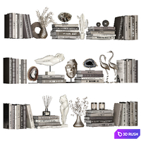 Decorative set 1 3D Model Vray