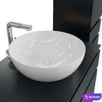Villeroy &amp; Boch Legato B12300PN 3D Model Corona
