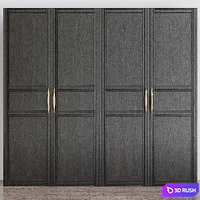 Wardrobe No. 3 3D Model Vray