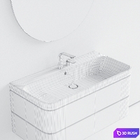 Duravit Happy D.2 Plus | Vanity unit 3D Model Corona