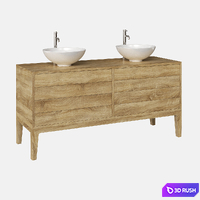Washbasin cabinet from Maisons Du Monde 3D Model Vray