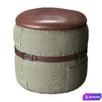 United strangers army stool 3D Model Corona