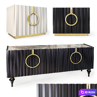 Chest and nightstand Lora. Nightstand, sideboard by Evmoda 3D Model Vray, Corona