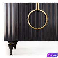 Chest and nightstand Lora. Nightstand, sideboard by Evmoda 3D Model Vray, Corona