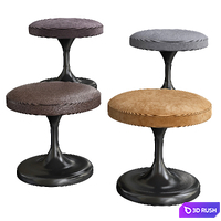 Minotti Ottoman 3D Model Vray