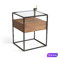 Bedside table agura 3D Model Vray, Corona