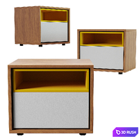 Furniture set Astra 3D Model Vray