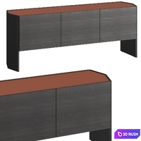 Poliform Gio Sideboard 3D Model Vray, Corona