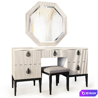 Lima dressing table. Dressing table by Medusa Home 3D Model Vray, Corona
