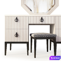 Lima dressing table. Dressing table by Medusa Home 3D Model Vray, Corona