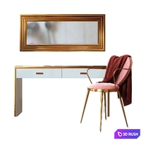 Console onda rettangolo KD-6 3D Model Vray, Corona