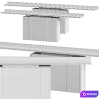 Enne Latitude Console Tables 3D Model Vray, Corona