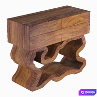 Curbstone-chest of drawers Escalier Atlant 3D Model Corona