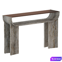 Dada Console Table (Crate and Barrel) 3D Model Vray, Corona