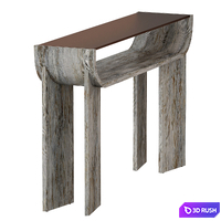 Dada Console Table (Crate and Barrel) 3D Model Vray, Corona