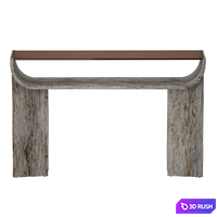 Dada Console Table (Crate and Barrel) 3D Model Vray, Corona