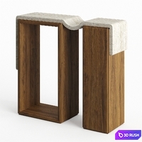 Bower Melt Console Table 3D Model Corona