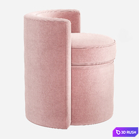 Eichholtz STOOL ARCADIA 3D Model Vray, Corona