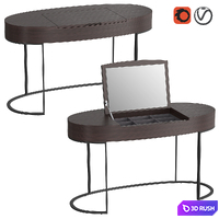TOILET TABLE WITH MIRROR Garda Decor 3D Model Vray, Corona