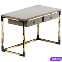 Console Dariela Glass Desk See More by Safavieha 3D Model Vray