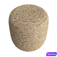Set of three poufs 3D Model Corona