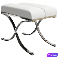 Pouf bench Eichholtz 111310 3D Model Corona