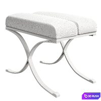 Pouf bench Eichholtz 111310 3D Model Corona