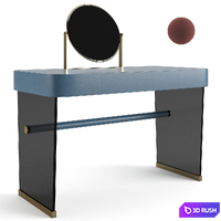 Baxter Hazel dresser table 3D Model Vray, Corona