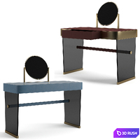 Baxter Hazel dresser table 3D Model Vray, Corona