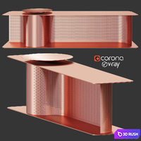 Decastelli Wave 3D Model Vray, Corona