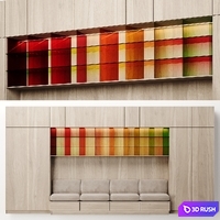 Large closet to cabinet 3D Model Vray, Corona