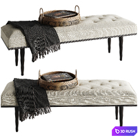 Theodore Alexander Lang Bench 3D Model Corona