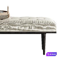 Theodore Alexander Lang Bench 3D Model Corona