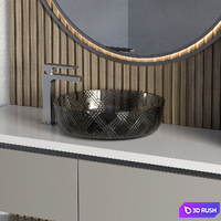 Bathroom Furniture 25 3D Model Vray, Corona