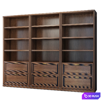 Cabinet / bookcase Adagio Angstrom 3D Model Vray, Corona
