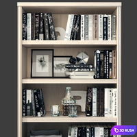 Cabinet / bookcase Adagio Angstrom 3D Model Vray, Corona