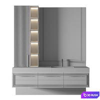 Luxury Bathroom 153 3D Model Vray, Corona