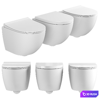 VitrA Sento Rimless Compact Wall Hung Toilet - 77470030075 3D Model Corona