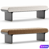 Stami indoor bench - Galotti&amp;Radice 3D Model Corona