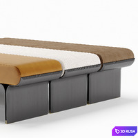 Stami indoor bench - Galotti&amp;Radice 3D Model Corona