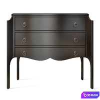 Chest of drawers bedside table Perry Horchow 3D Model Vray, Corona