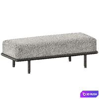 Frigerio Alfred bench 3D Model Vray, Corona